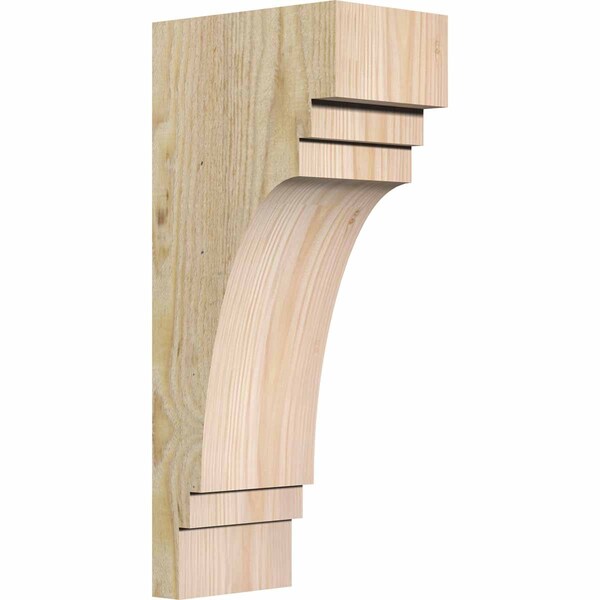 Ekena Millwork Pescadero Rough Sawn Corbel, Douglas Fir, 4"W x 6"D x 14"H COR04X06X14PEC00RDF - main